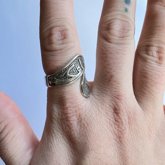 kokopelli wrap ring - adjustable size! - Picture 3 of 3